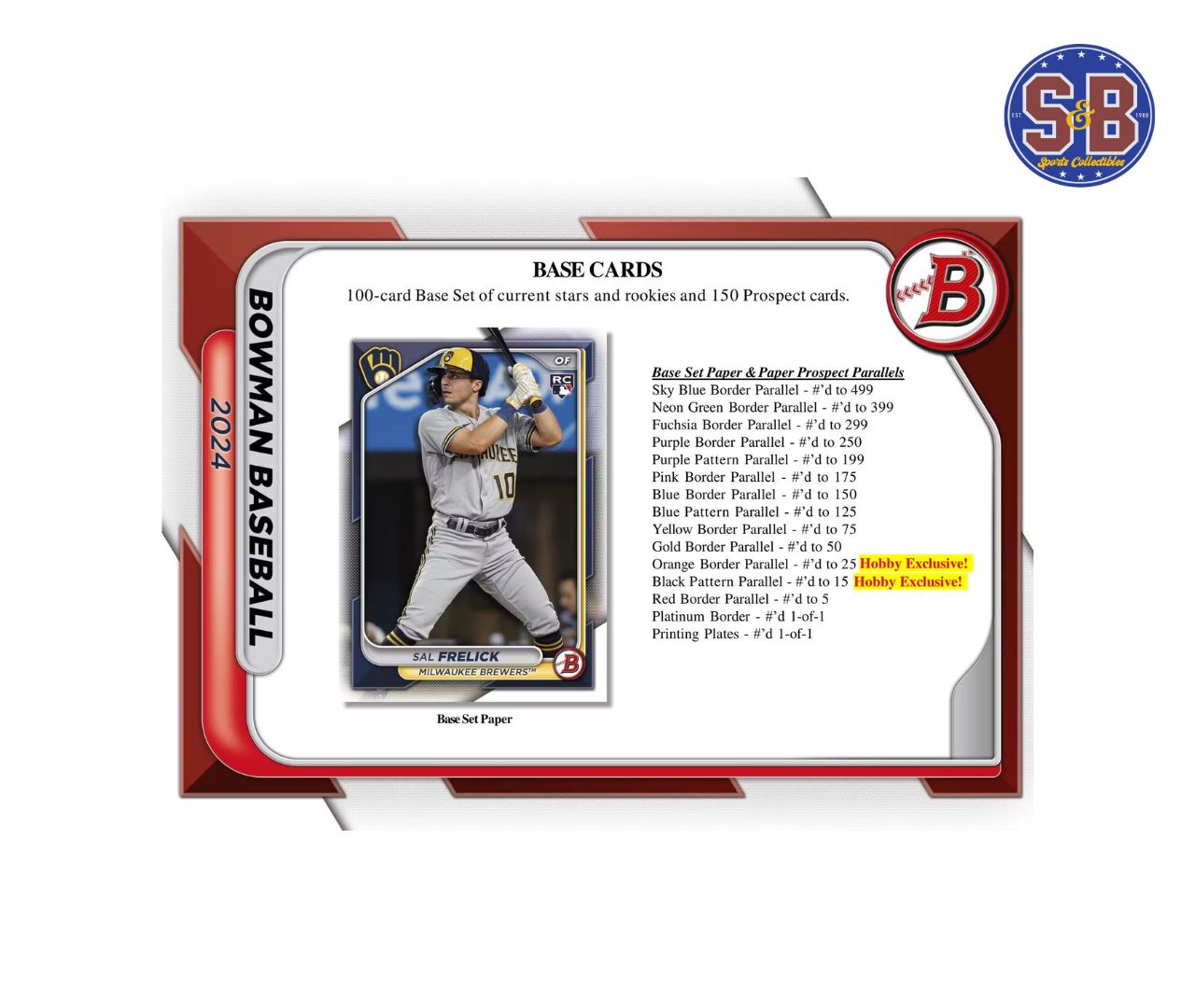 2024 BOWMAN BASEBALL HOBBY